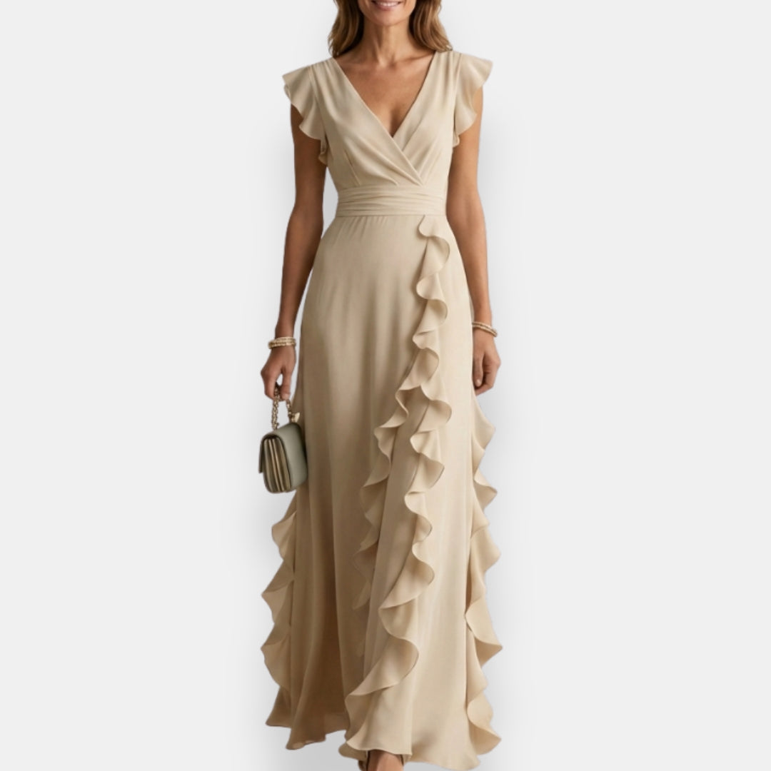 Prune | Ruffled Ceremony Dress