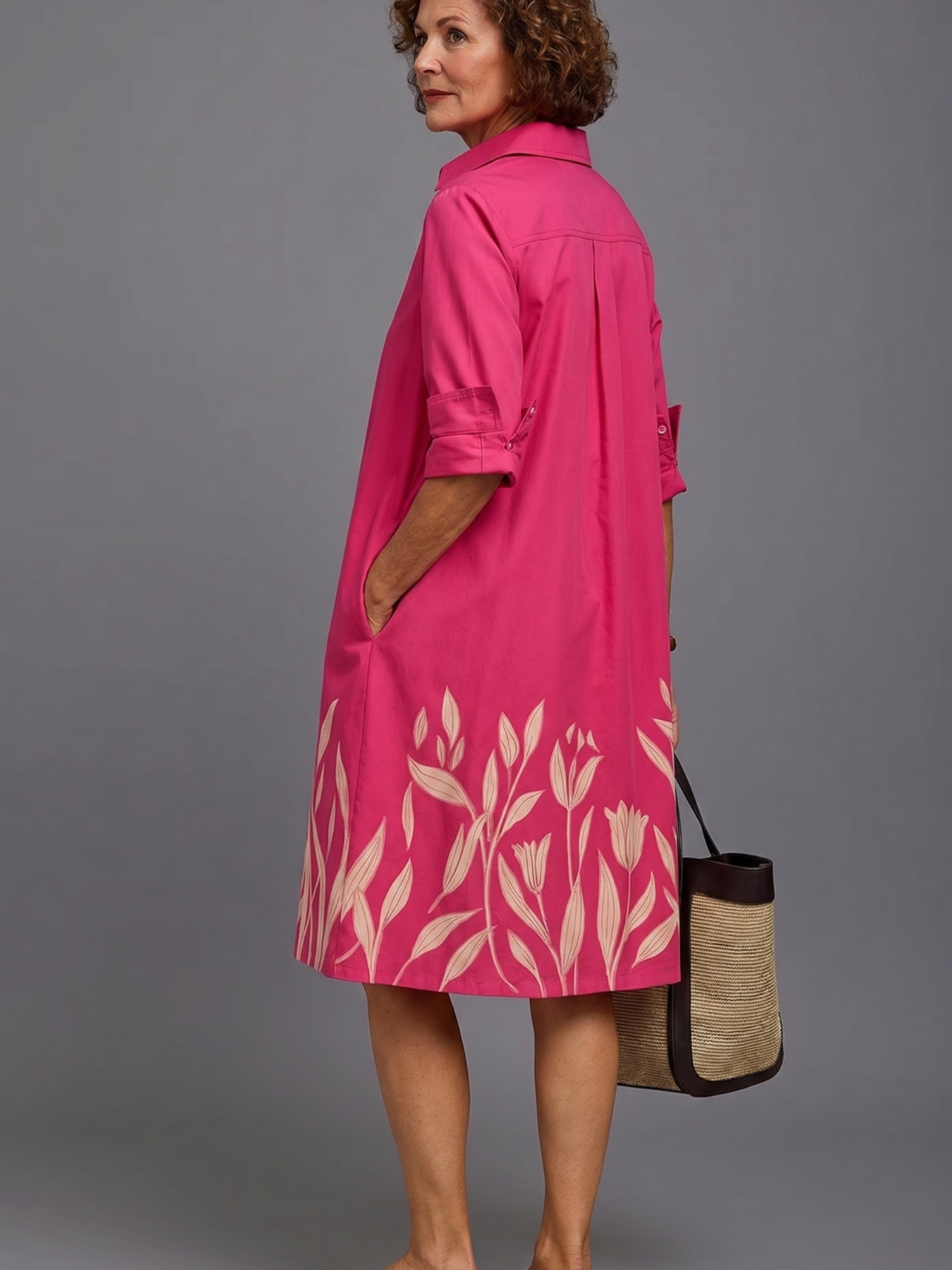 Grace | Exquisite Midi Dress with a Curated Touch