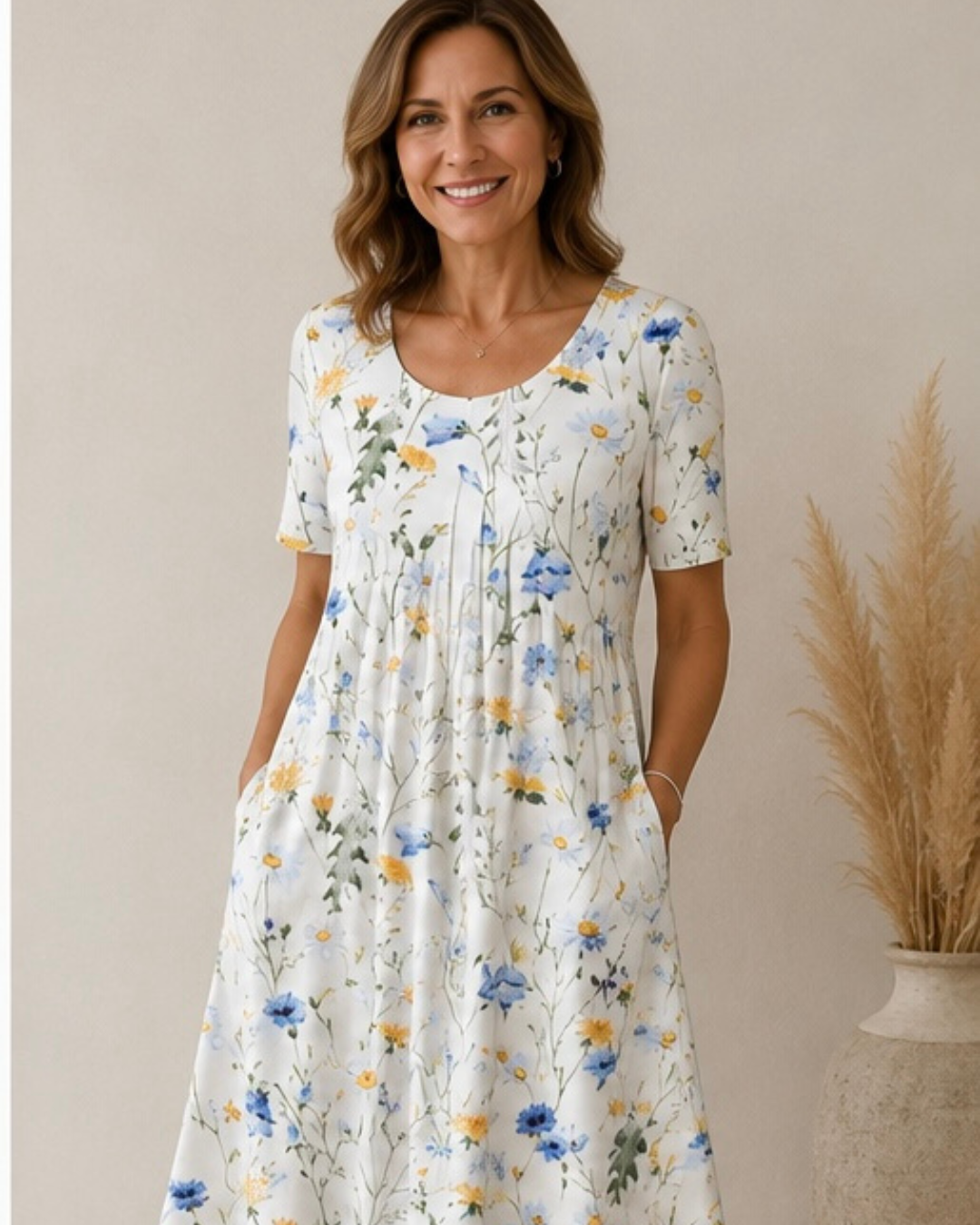 Gigi | The Dress That Hides the Abdomen