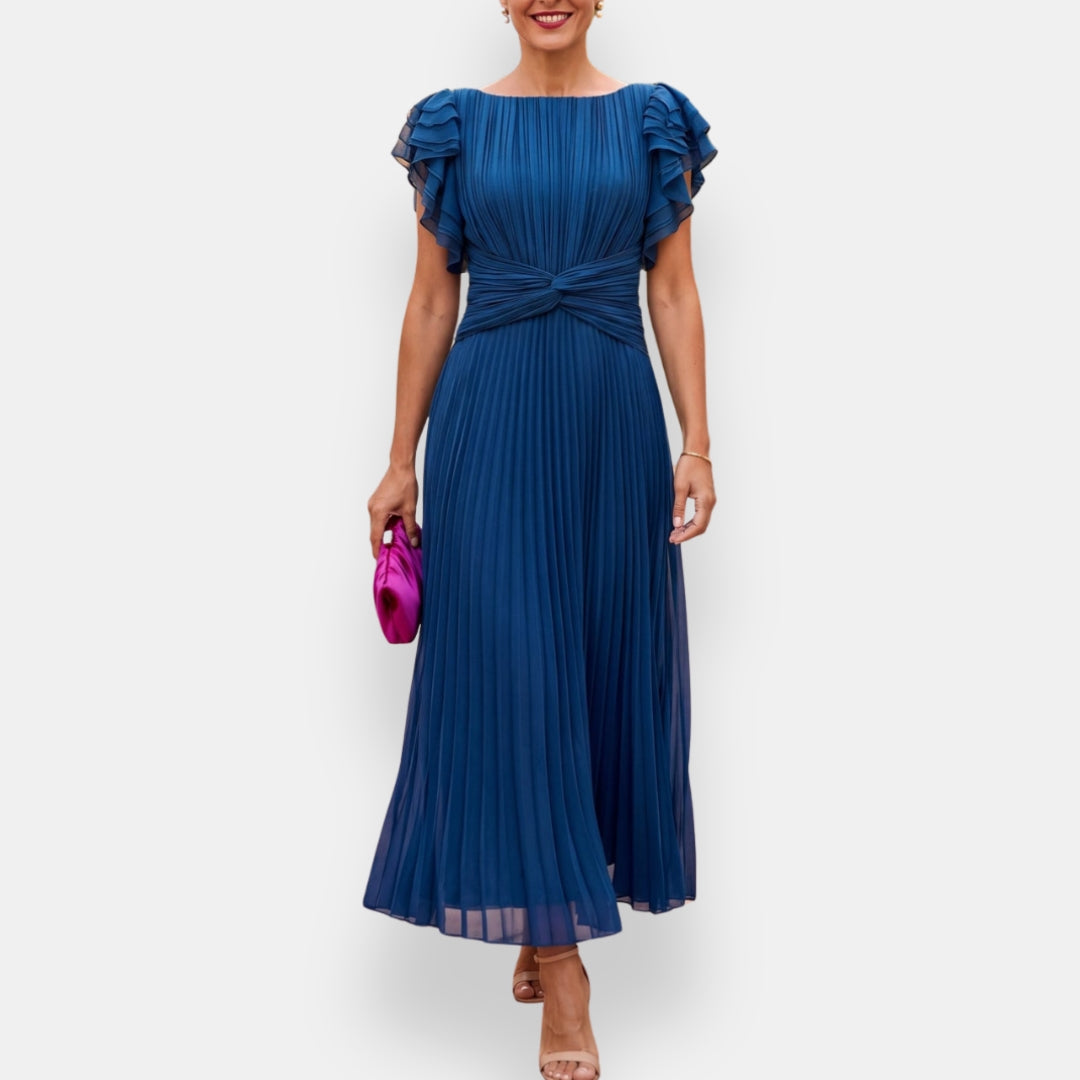 Gabriella | Pleated Long Dress