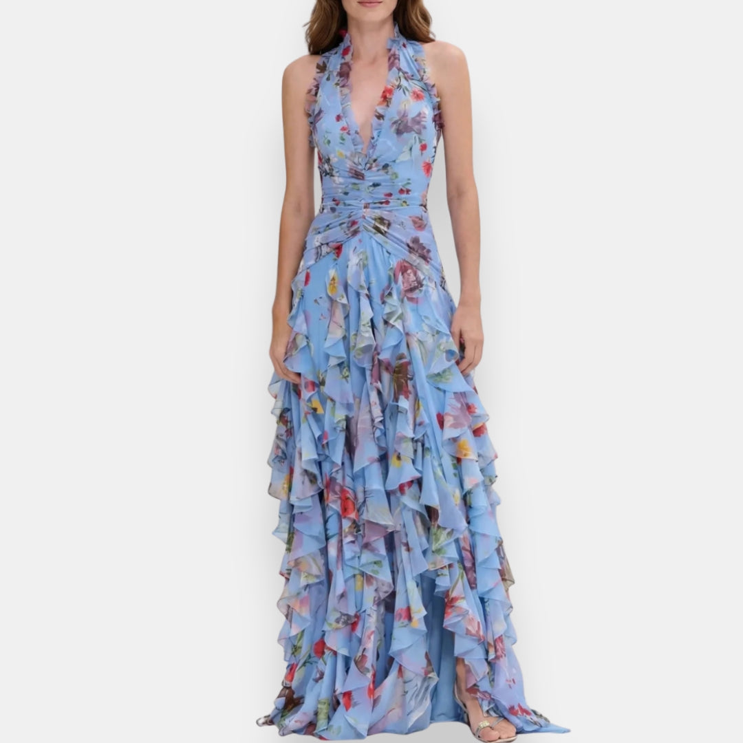 Nicole | Long Floral Dress