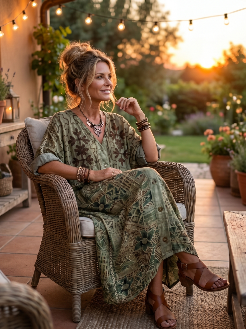Aliyah | Oversized Midi Dress
