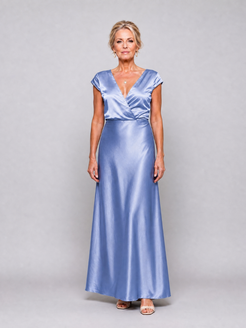 Samouse | Hooded Maxi Dress with Wrap Bodice