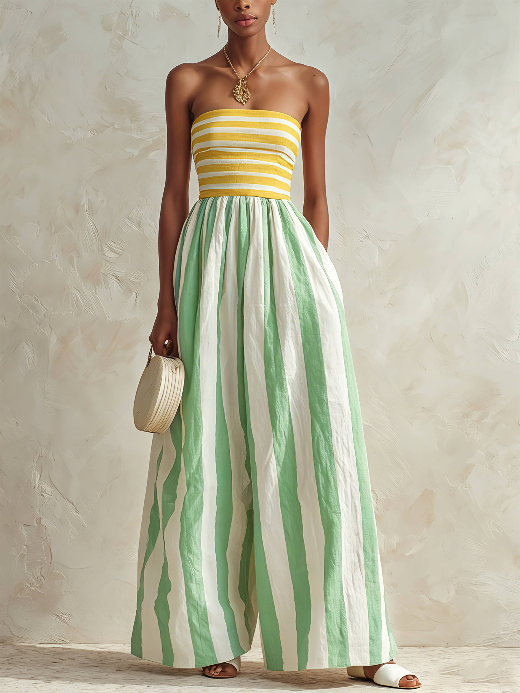 Savannah | Strapless Top & Wide-Leg Jumpsuit