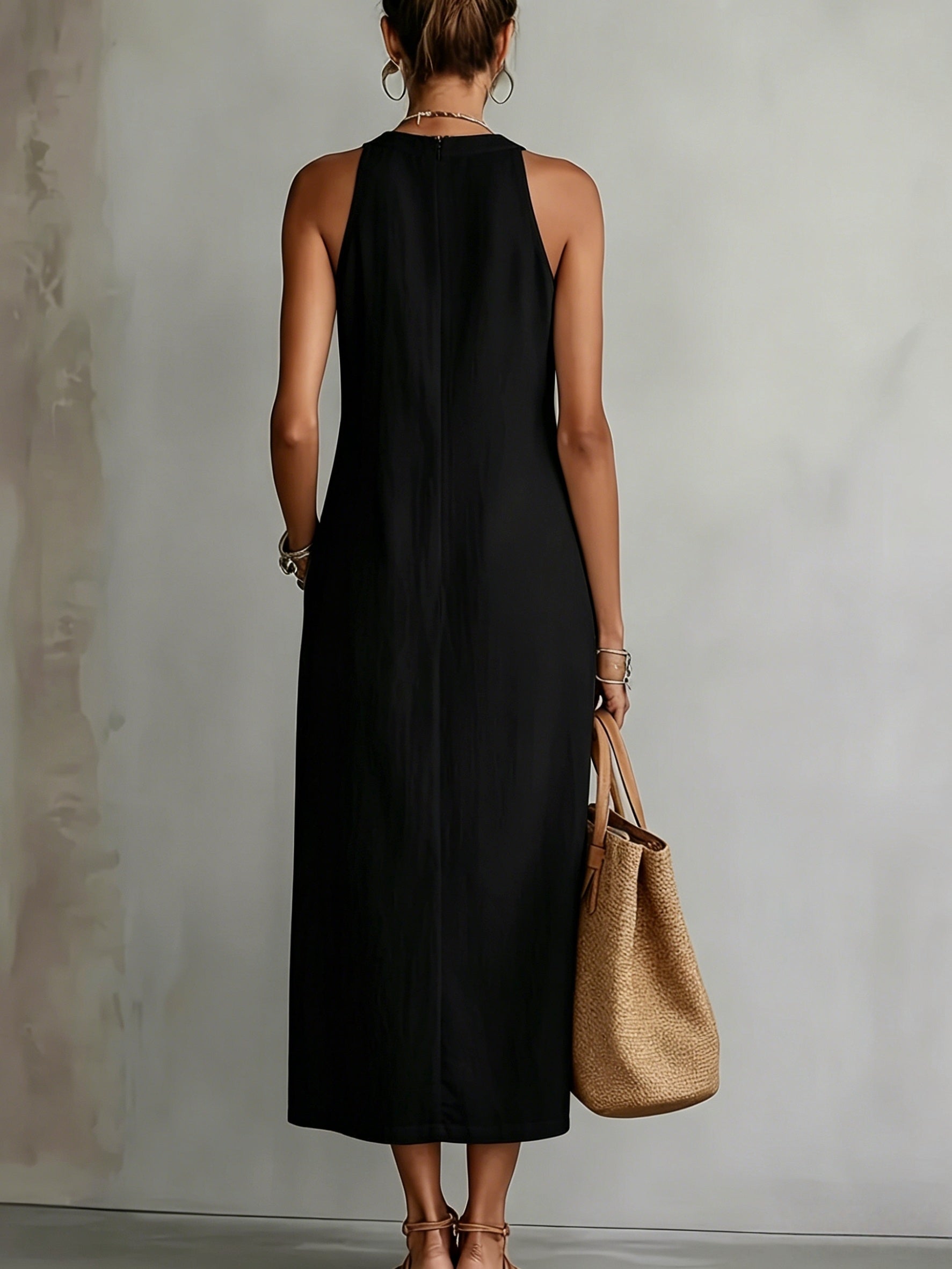 Victoria | Halter Neck Maxi Dress