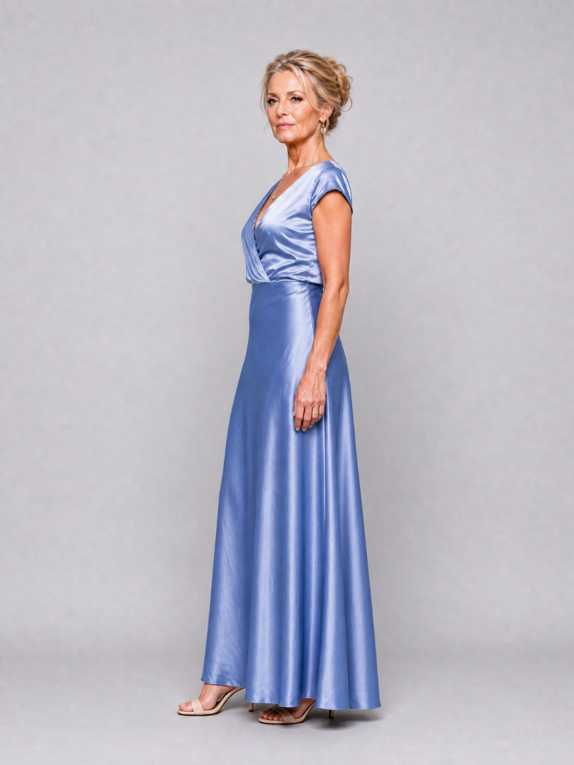 Samouse | Hooded Maxi Dress with Wrap Bodice