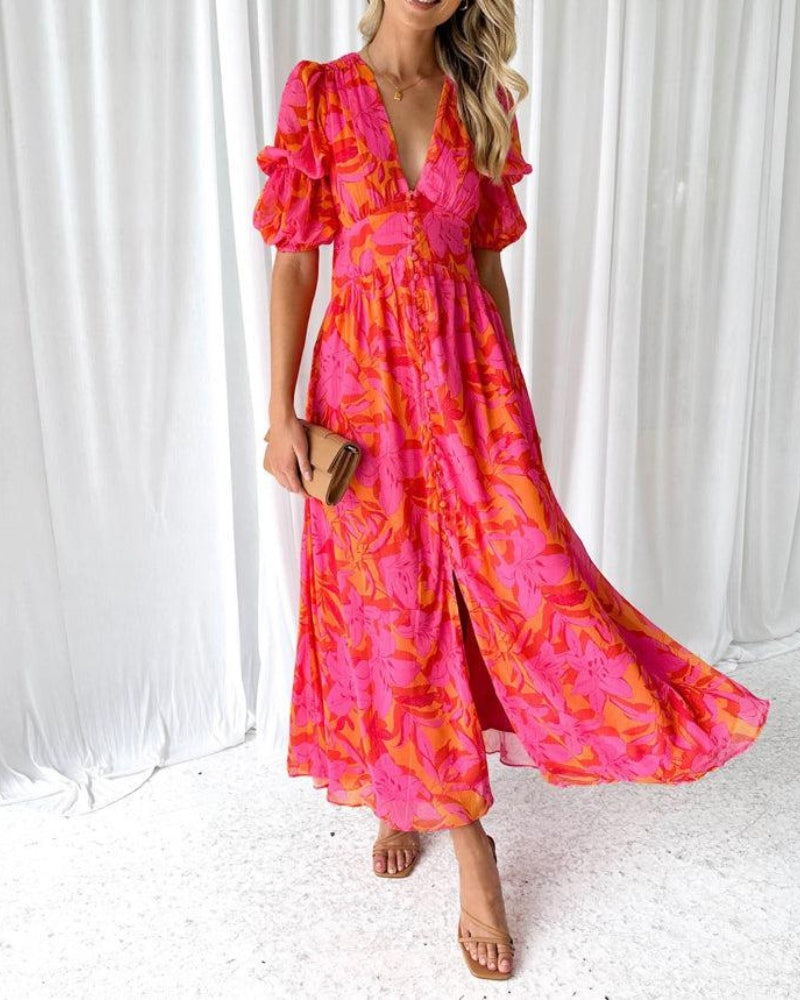 Delacroix | Solar Glow Maxi Dress