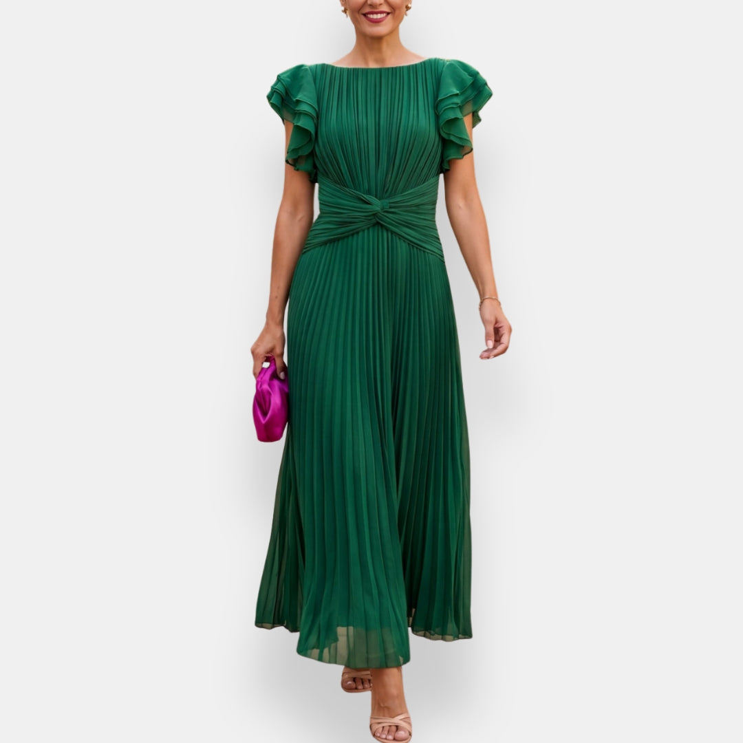 Gabriella | Pleated Long Dress