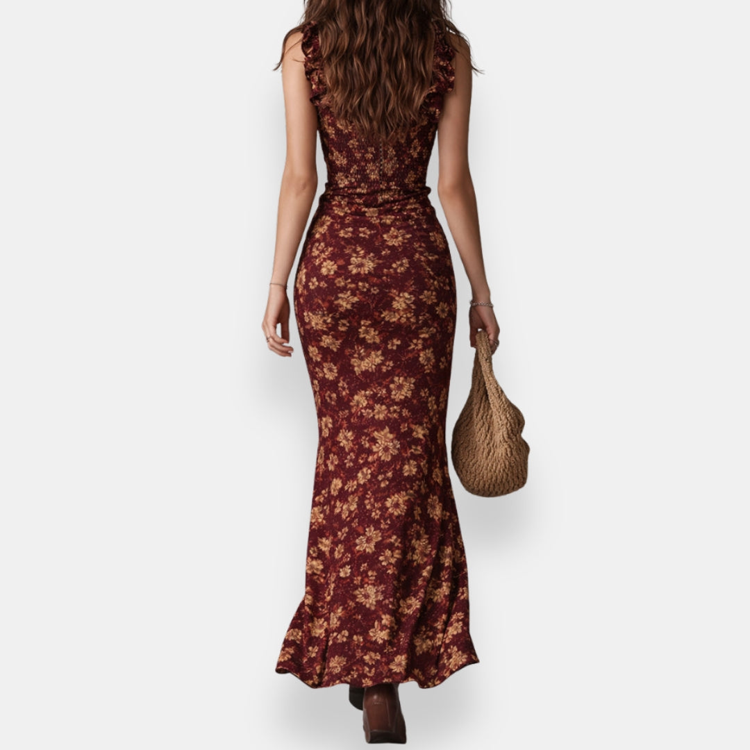 Ashley | Long Floral Dress