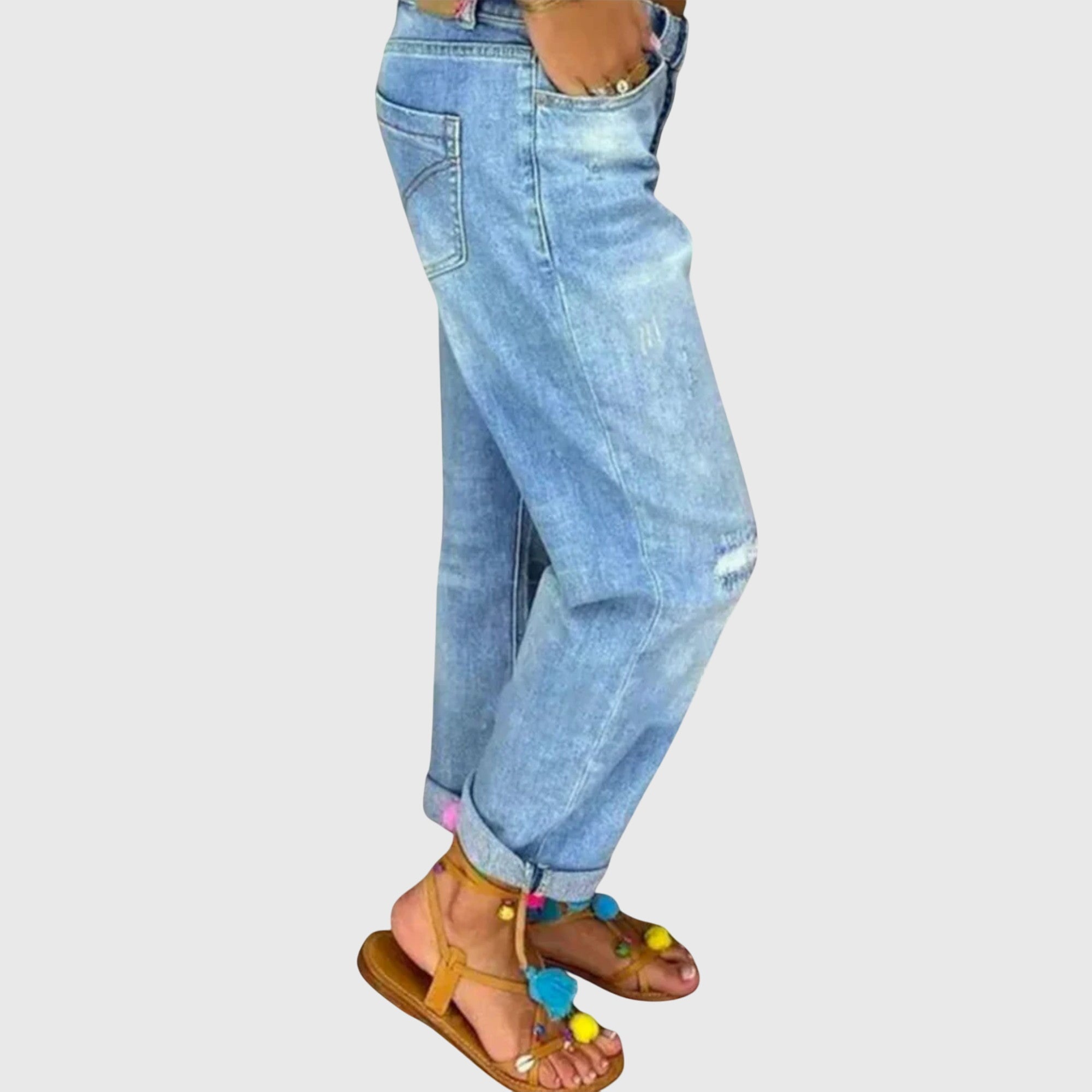 Cassara Relaxed Straight Jeans