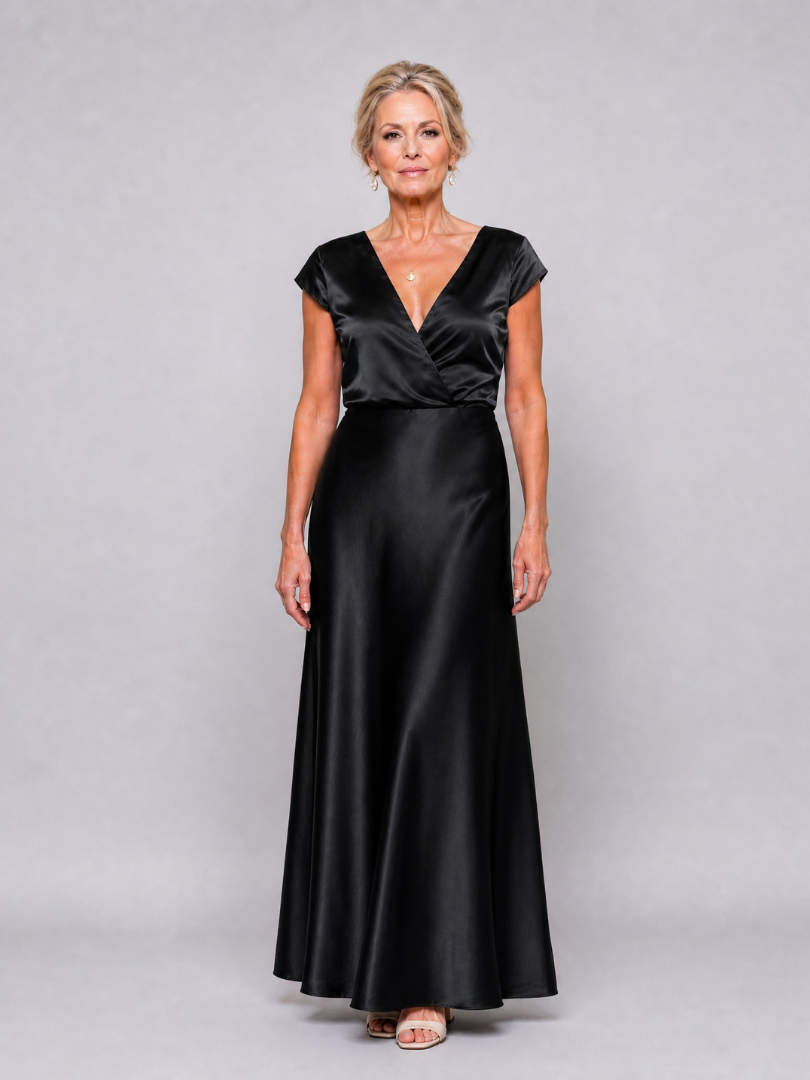 Samouse | Hooded Maxi Dress with Wrap Bodice