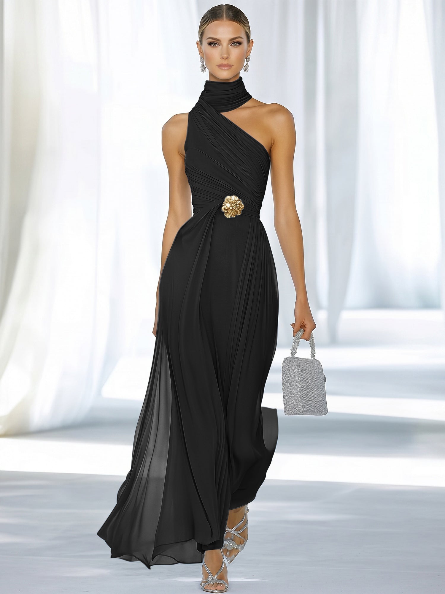 Angela | Chiffon Maxi Dress
