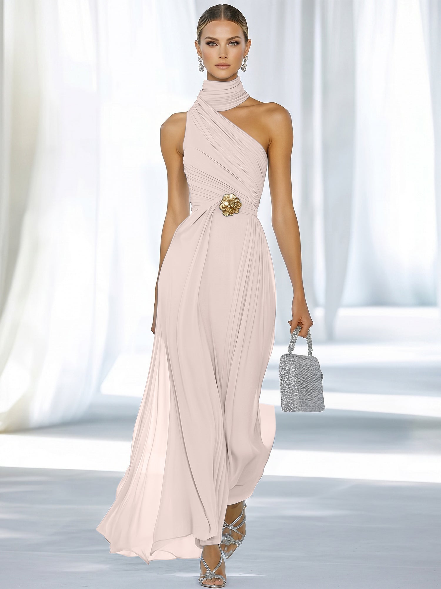 Angela | Chiffon Maxi Dress