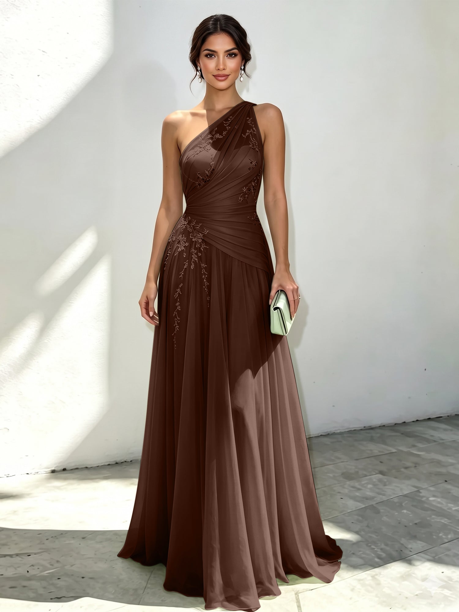Sophia | One Shoulder Maxi Dress