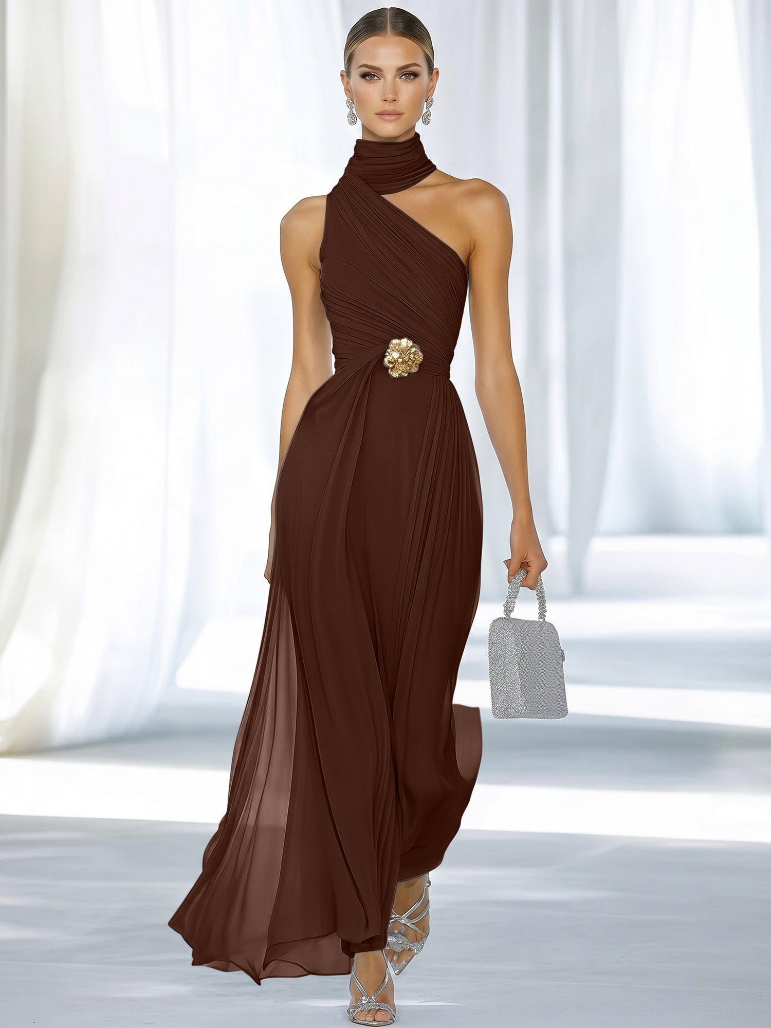 Angela | Chiffon Maxi Dress