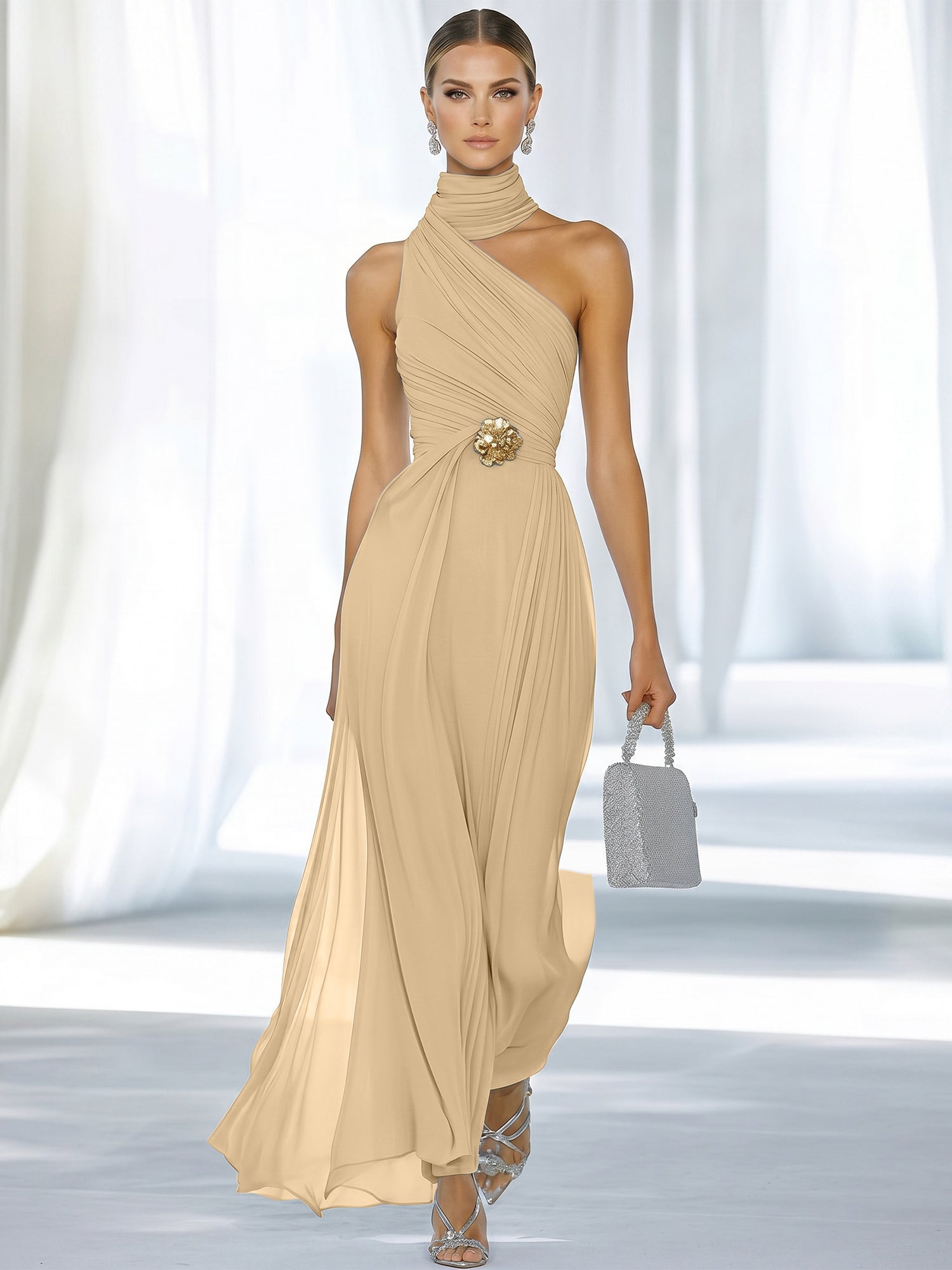 Angela | Chiffon Maxi Dress