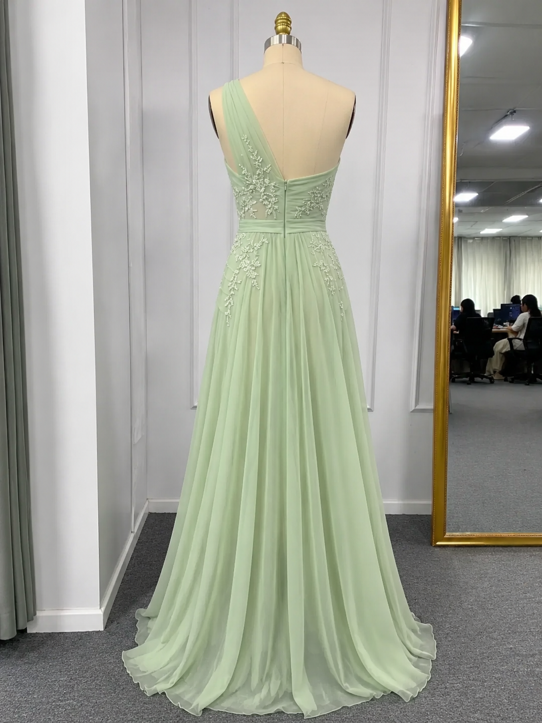 Sophia | One Shoulder Maxi Dress