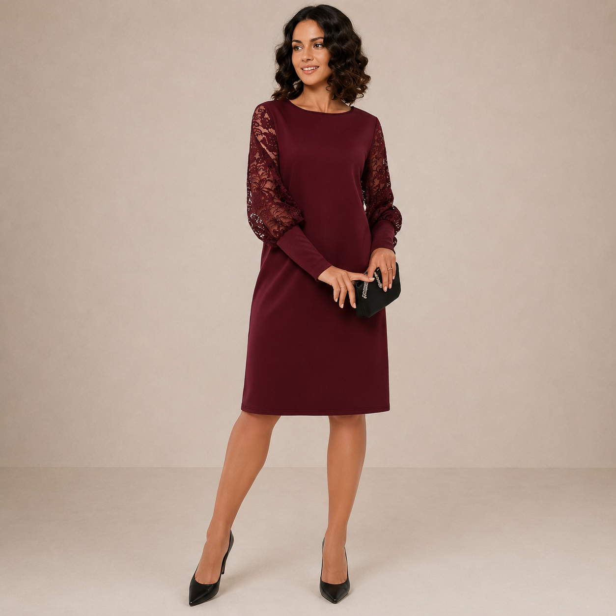 VALERIA | Elegant Midi Dress