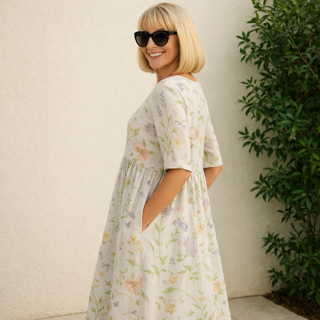 Lily | Midi Dress - Ultimate Comfort Made Easy