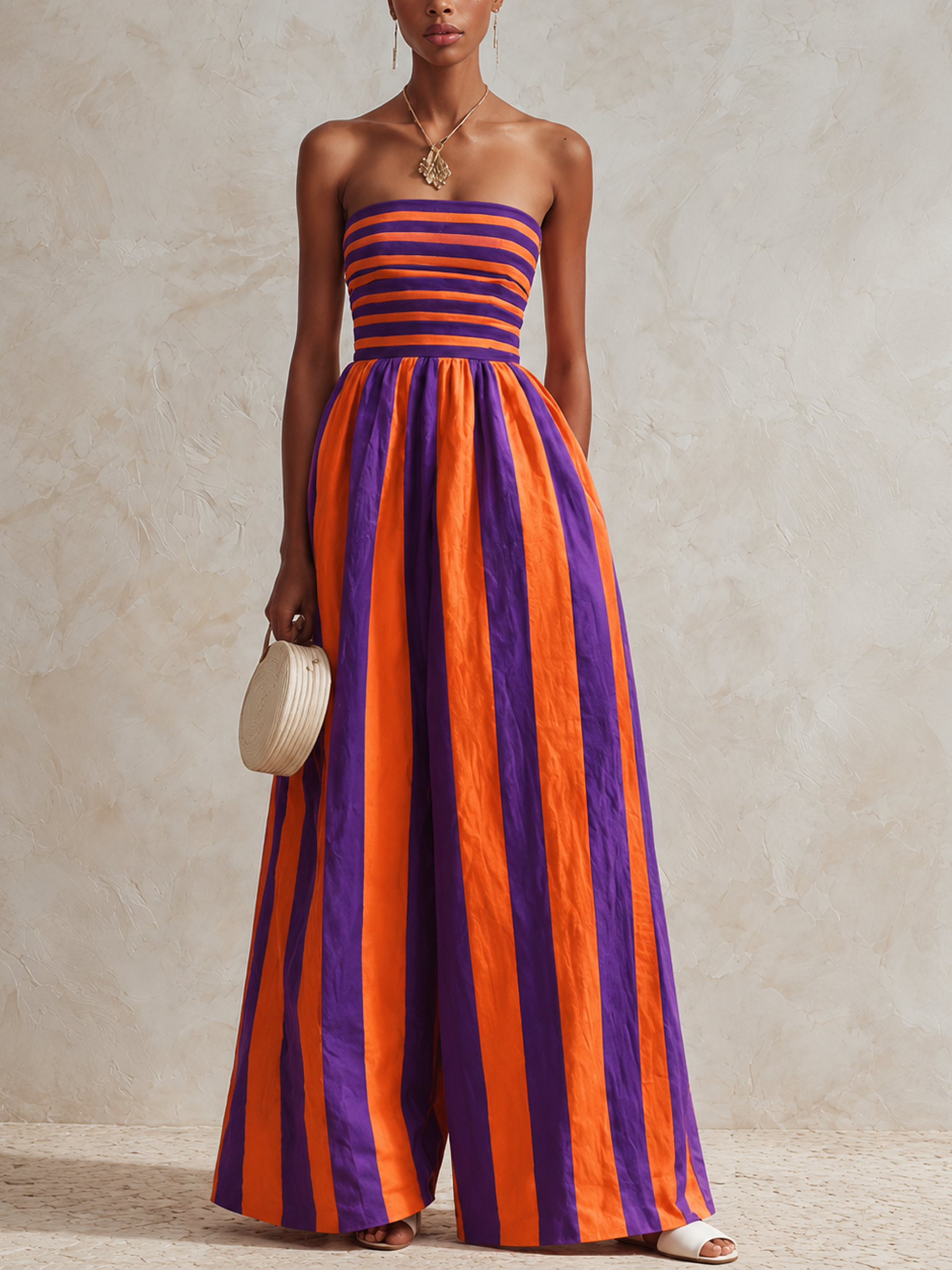 Savannah | Strapless Top & Wide-Leg Jumpsuit