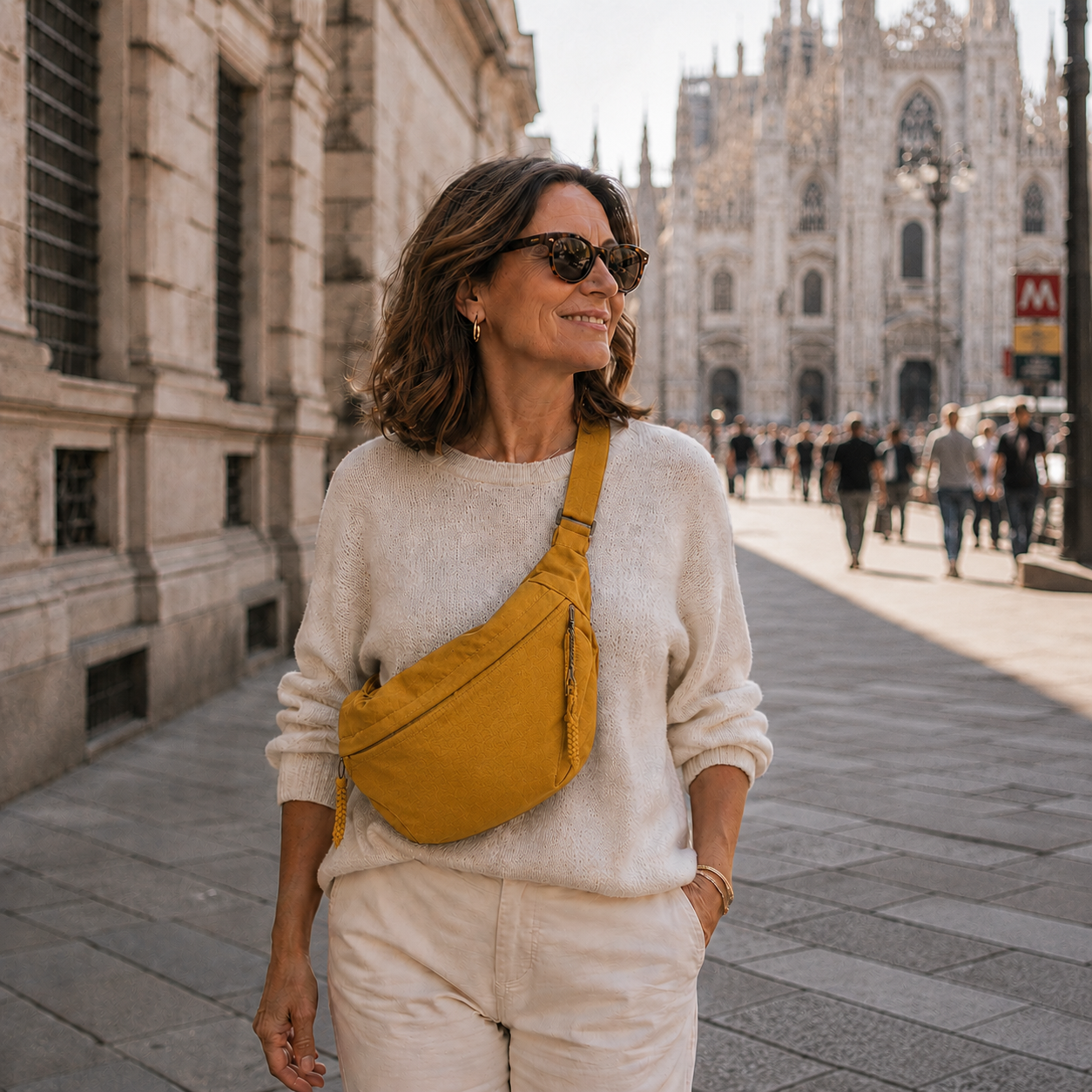 Luce | Mustard Yellow Shoulder Bag