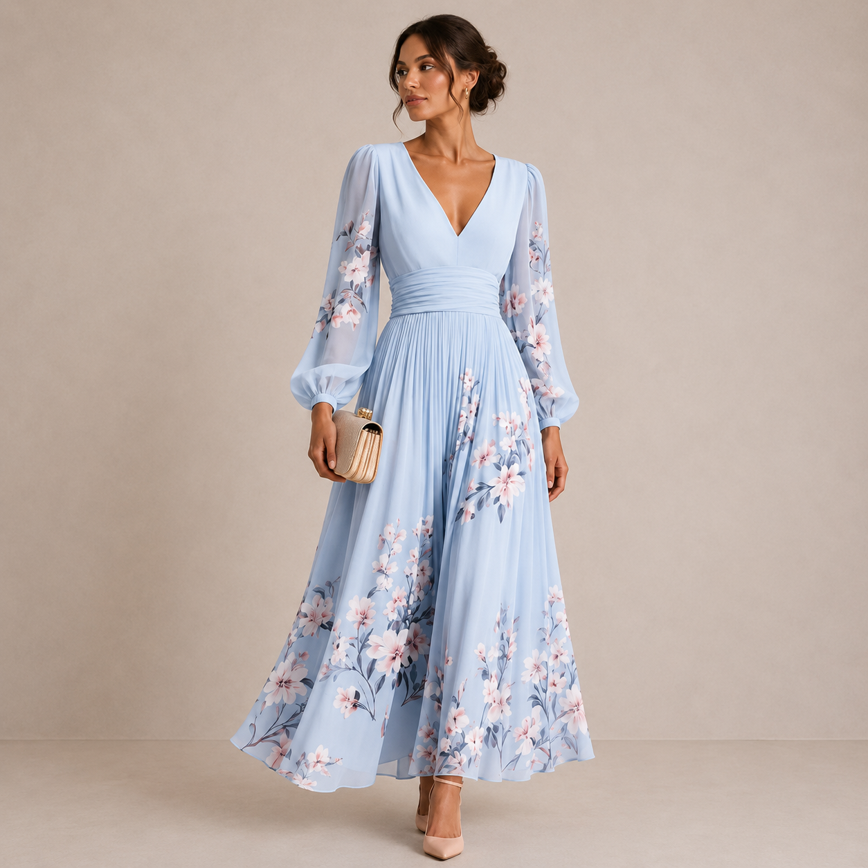 NIRENA | Elegant Midi Dress