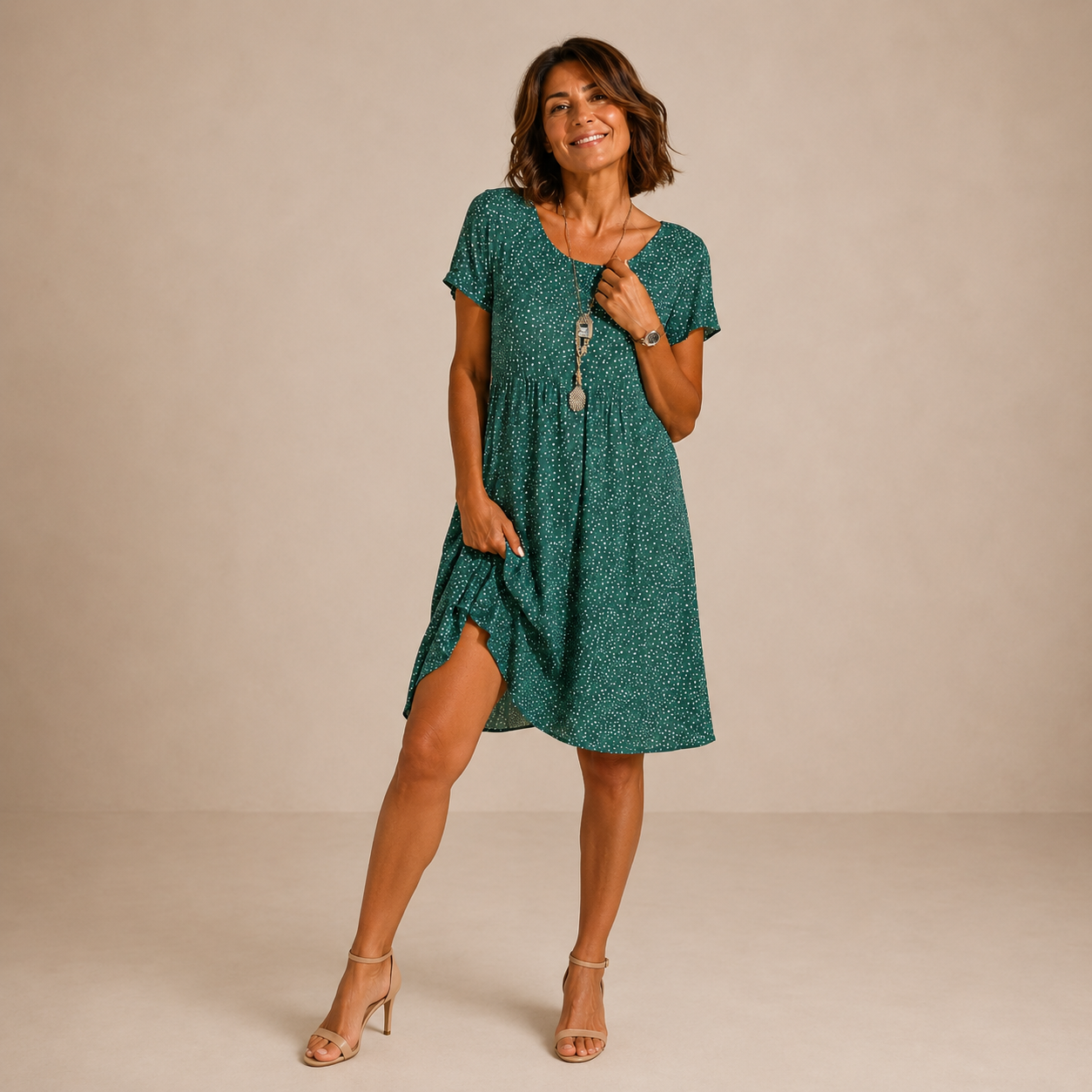 KAROLINA | Elegant Midi Dress
