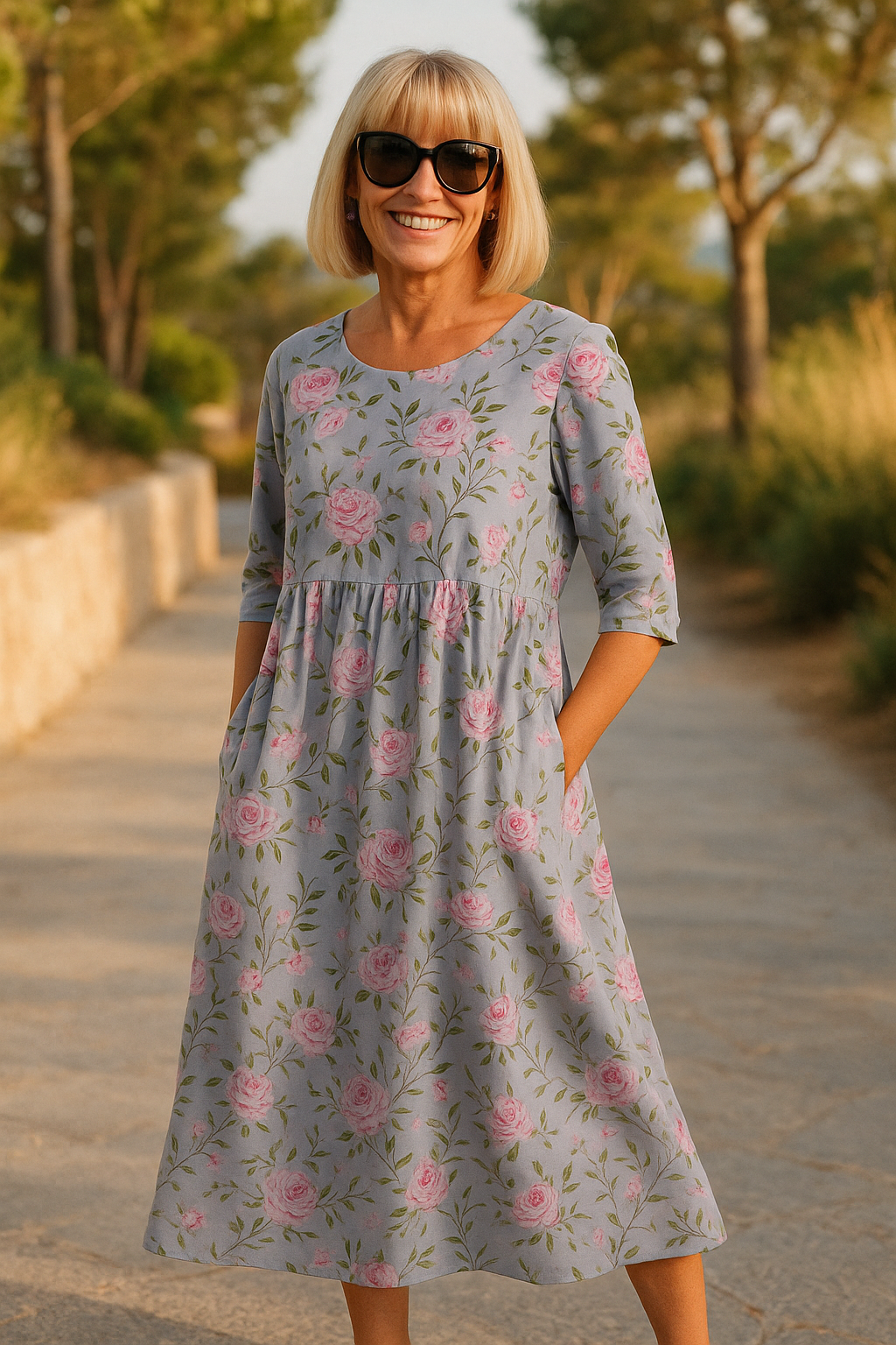 Lily | Midi Dress - Ultimate Comfort Made Easy