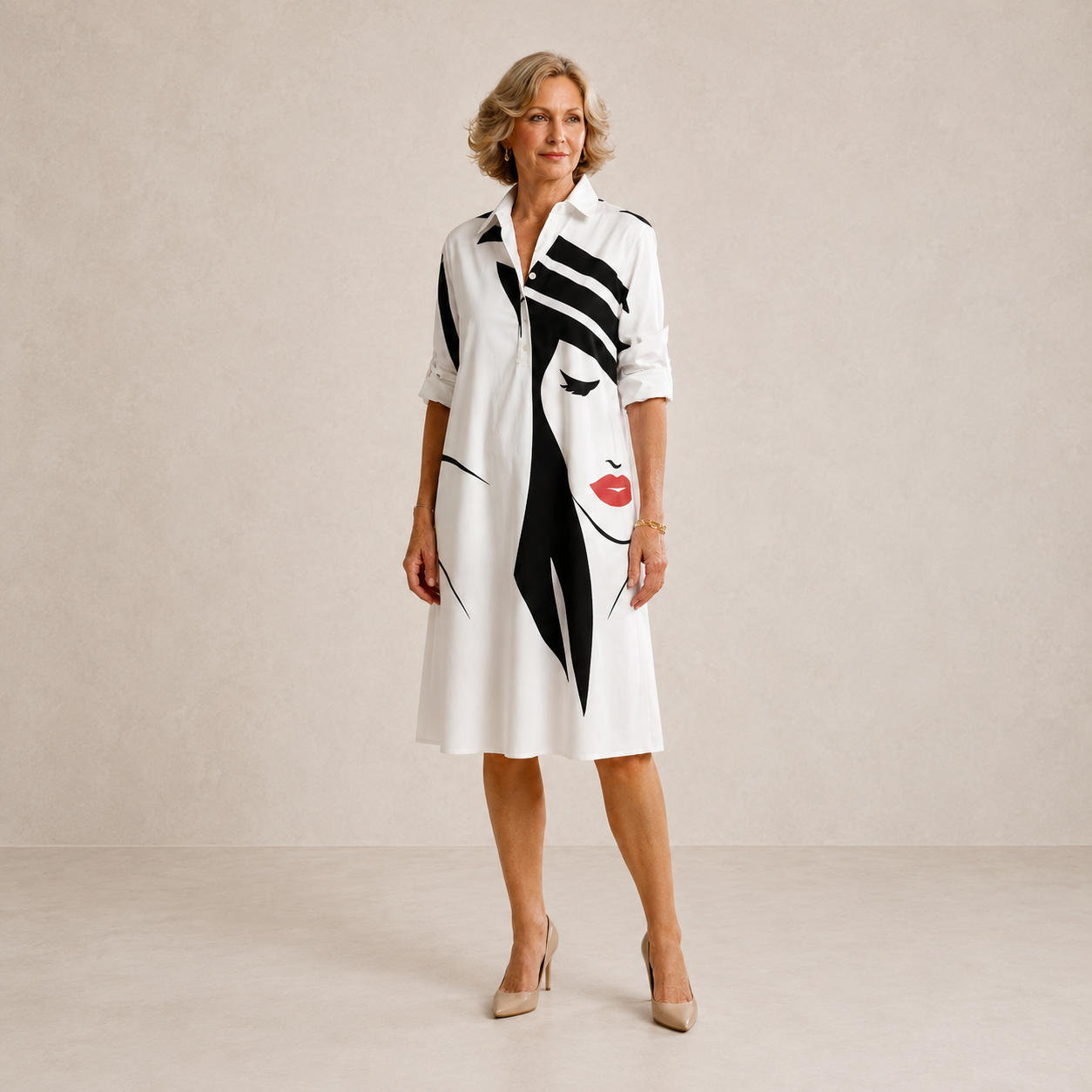 BELLA | Elegant Midi Dress