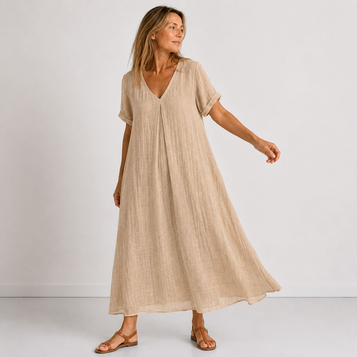 Violette | Long Fluid Dress