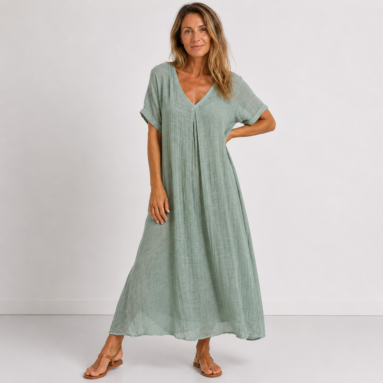Violette | Long Fluid Dress