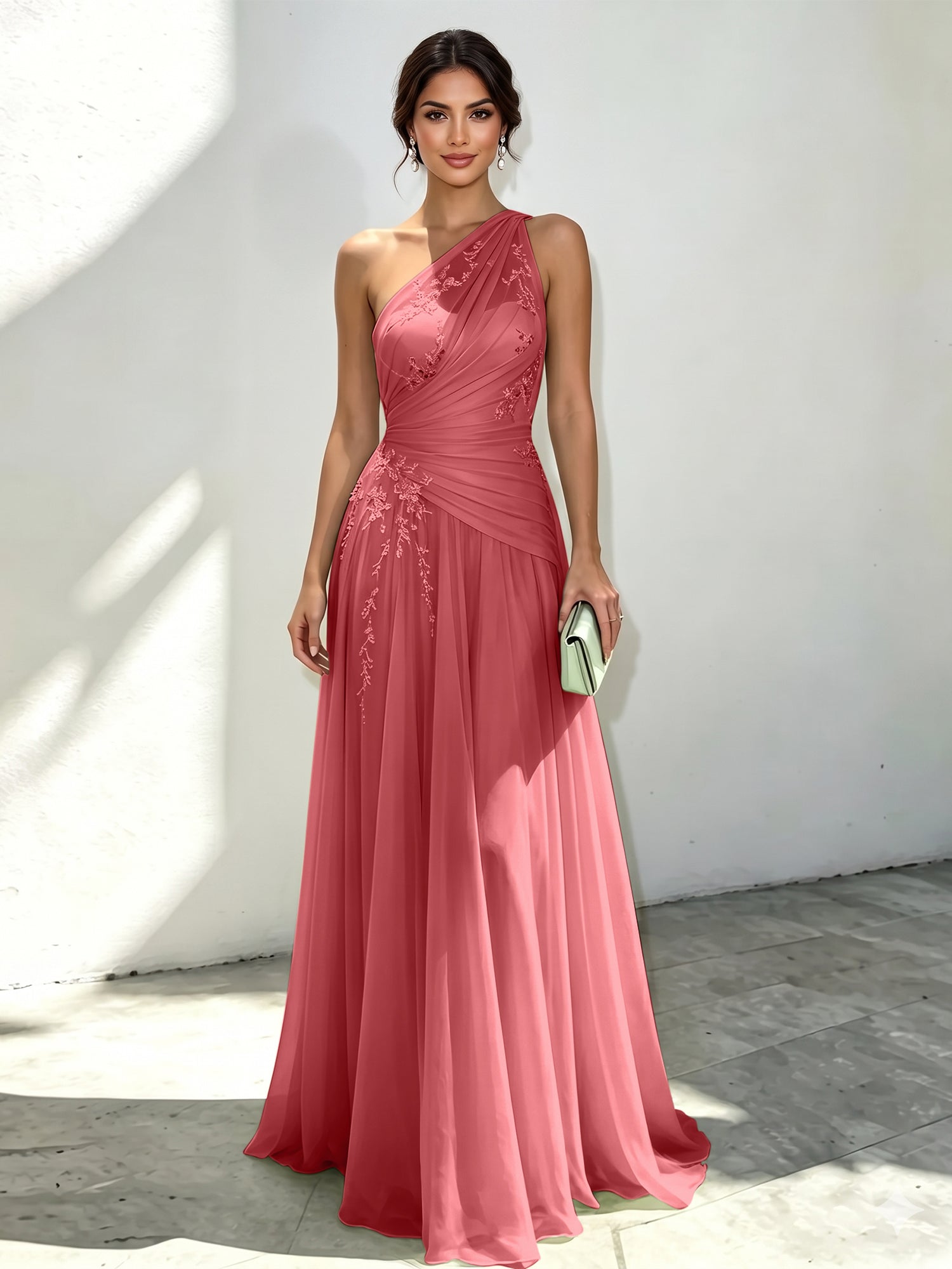 Sophia | One Shoulder Maxi Dress