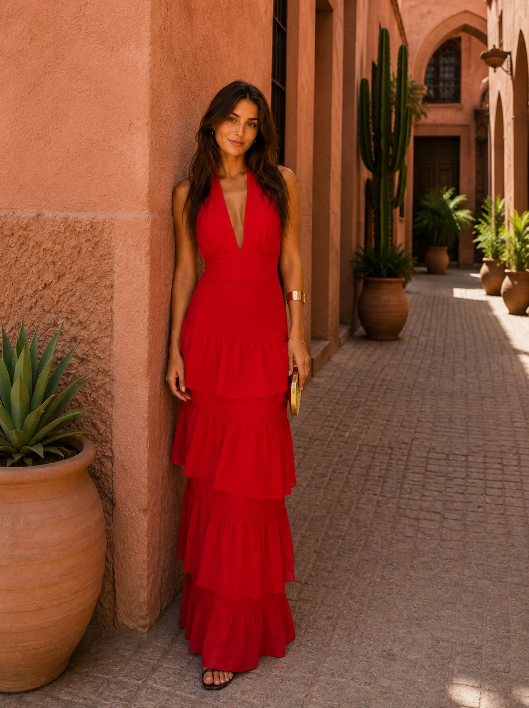 Red Manila Dress