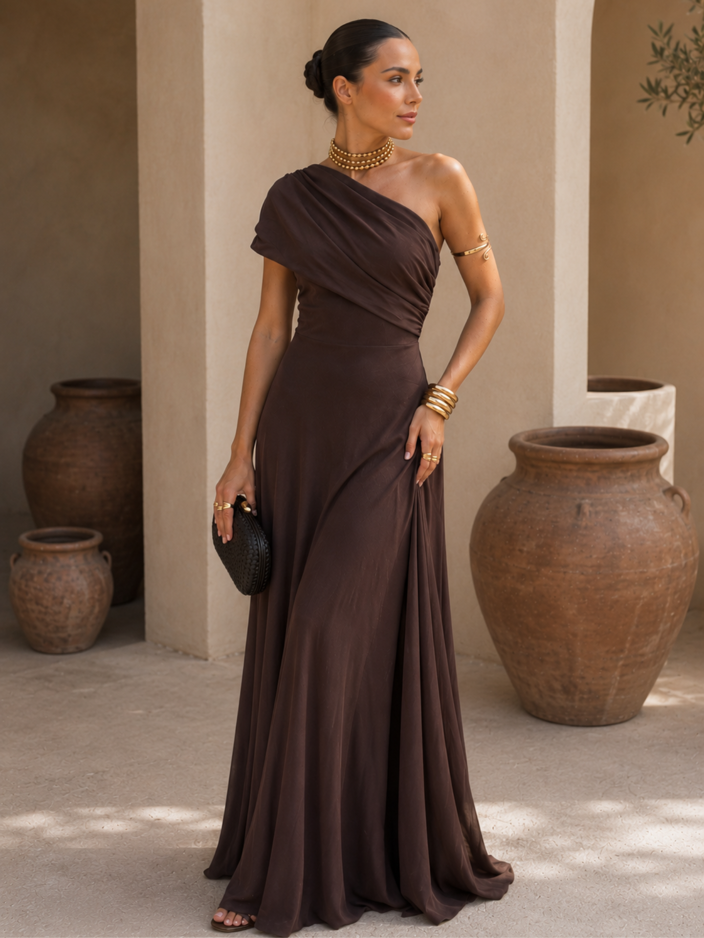 Brown Toledo Dress