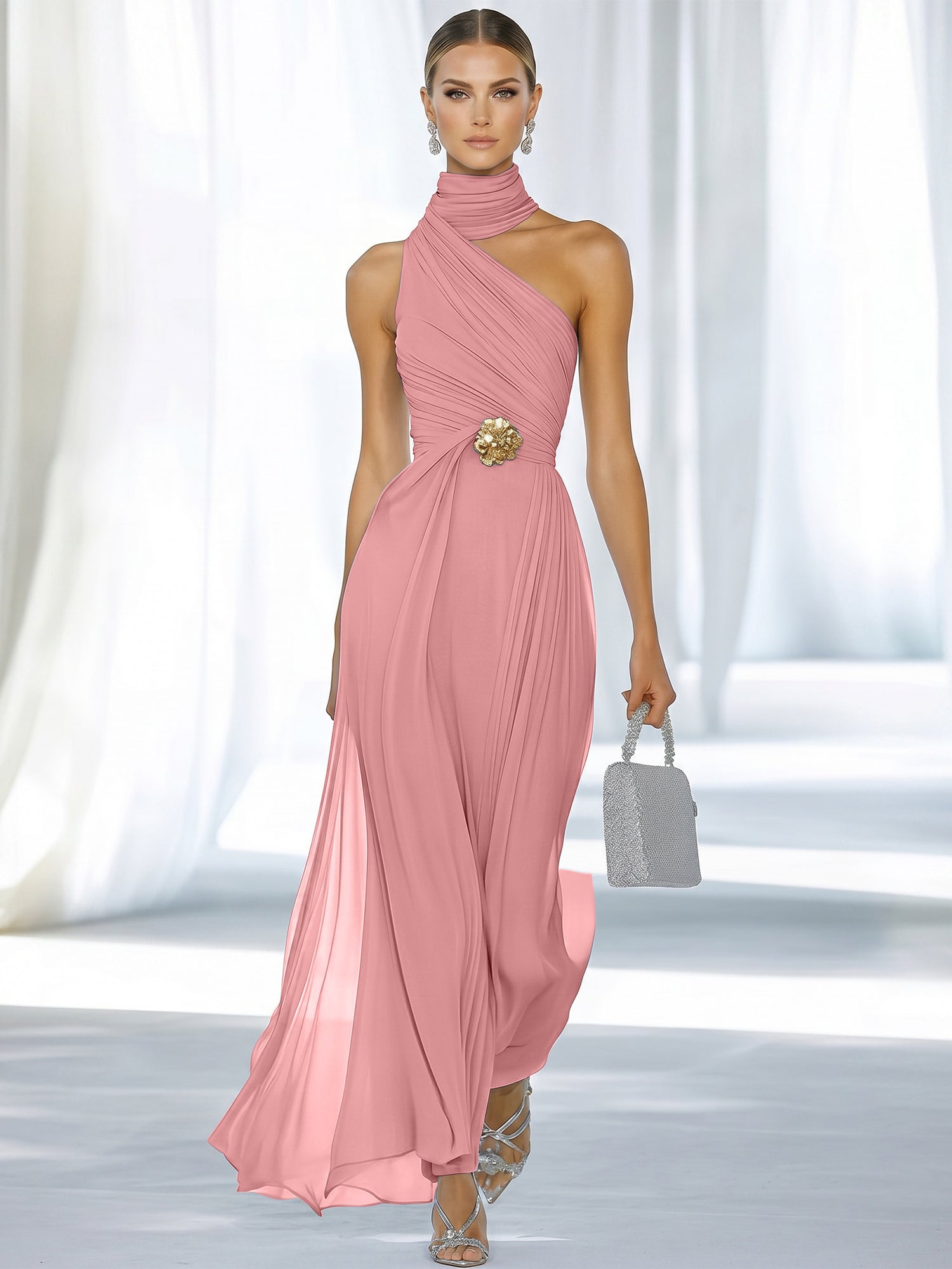 Angela | Chiffon Maxi Dress