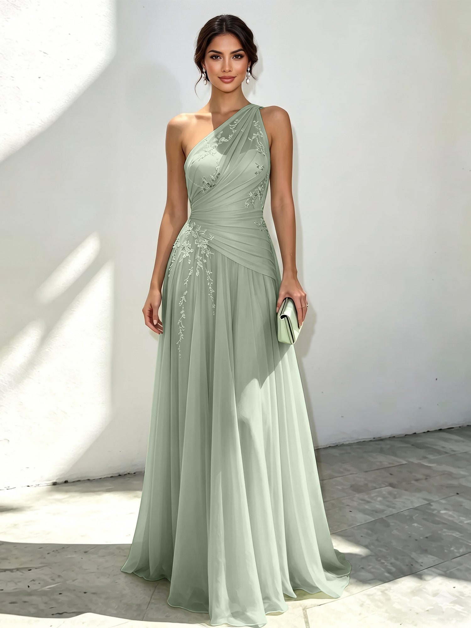 Sophia | One Shoulder Maxi Dress