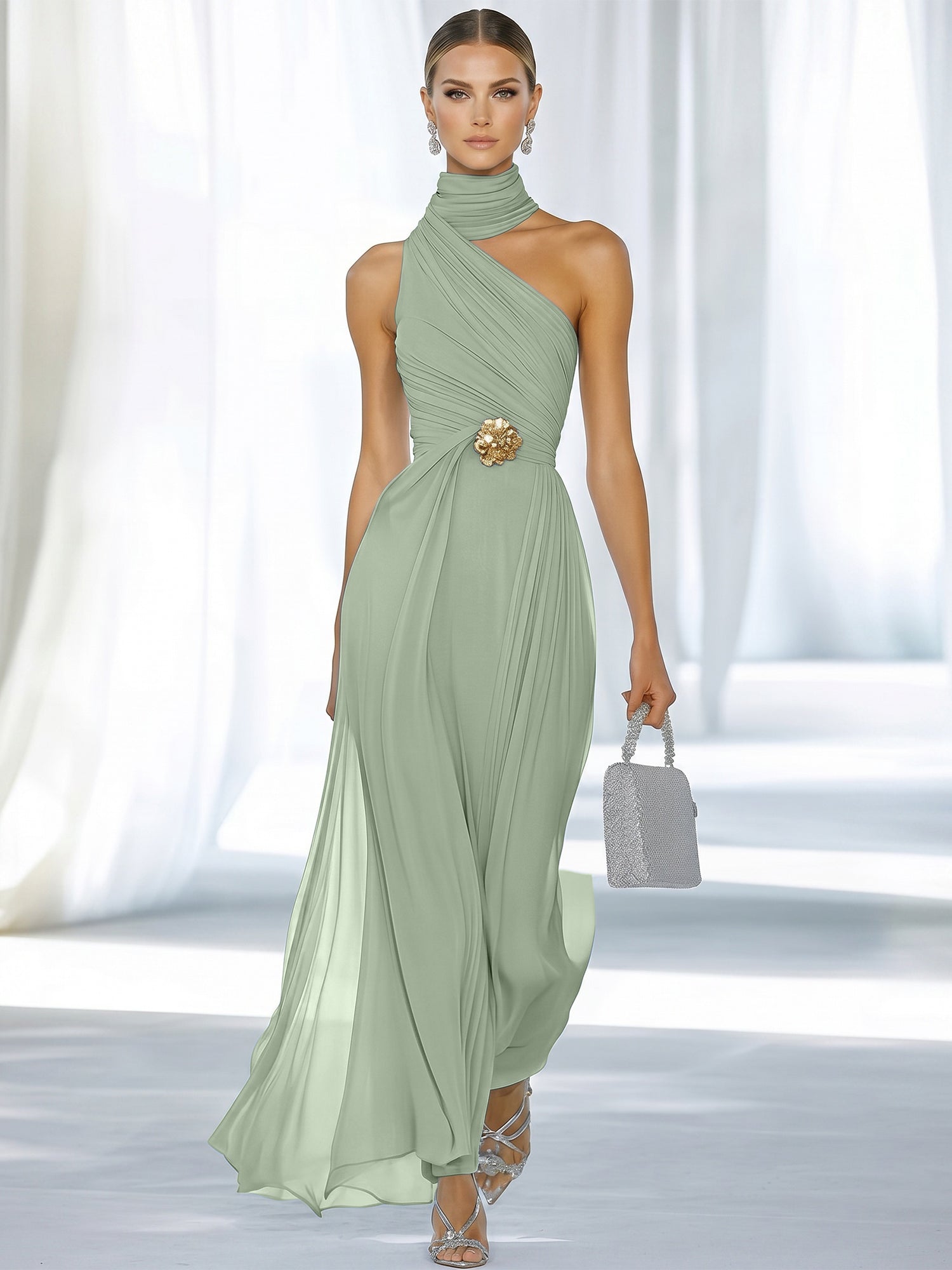 Angela | Chiffon Maxi Dress