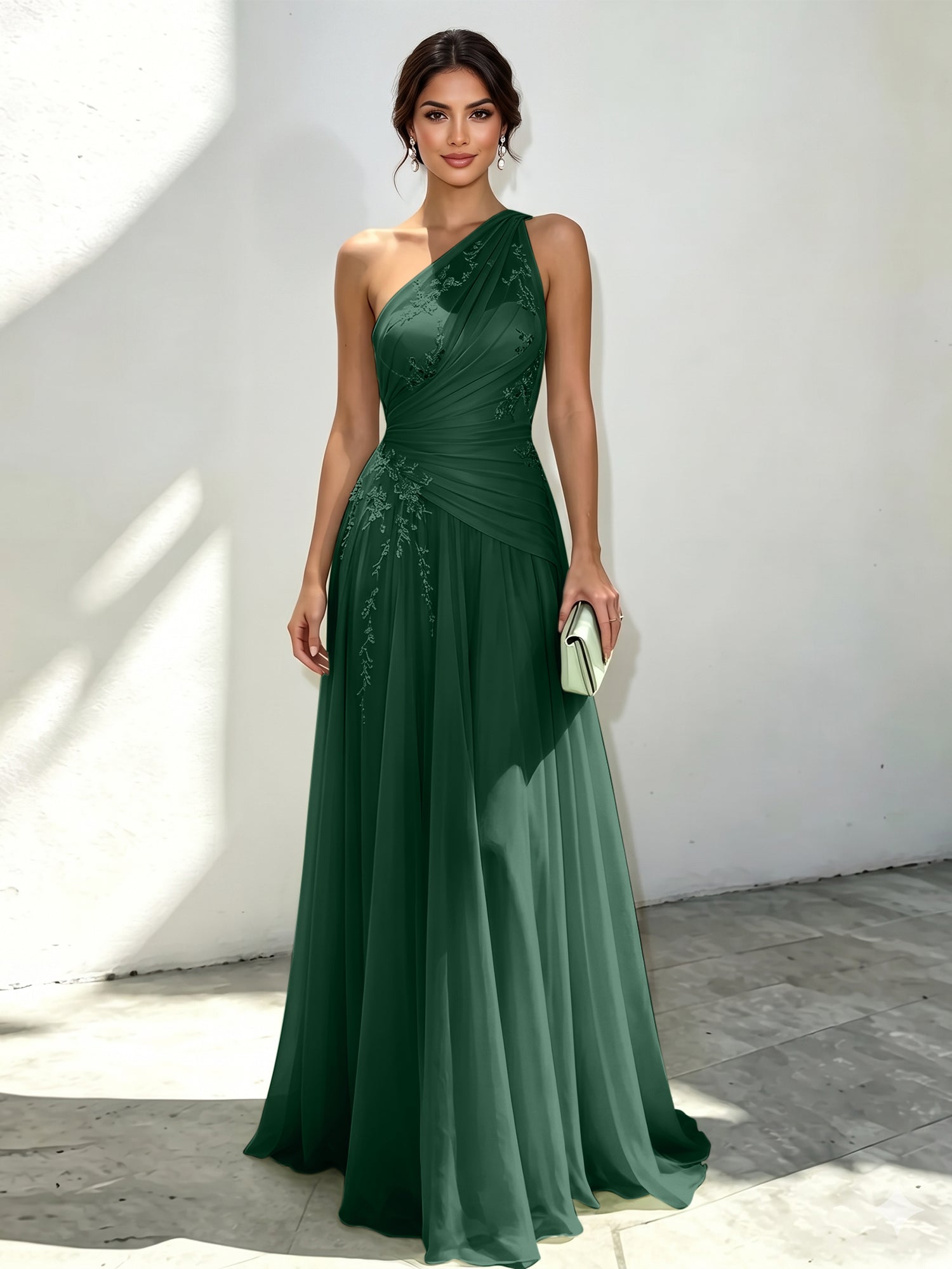 Sophia | One Shoulder Maxi Dress
