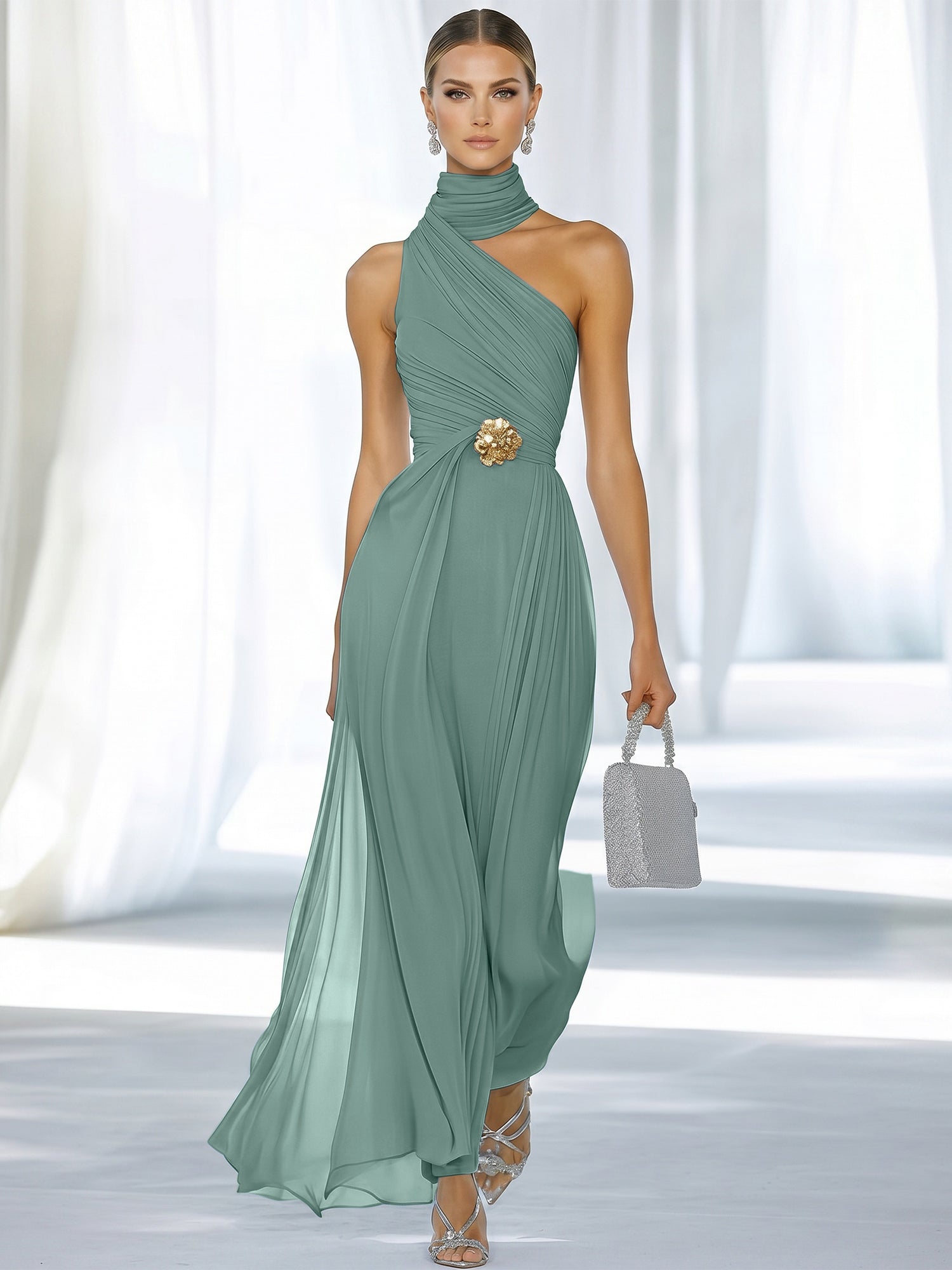 Angela | Chiffon Maxi Dress