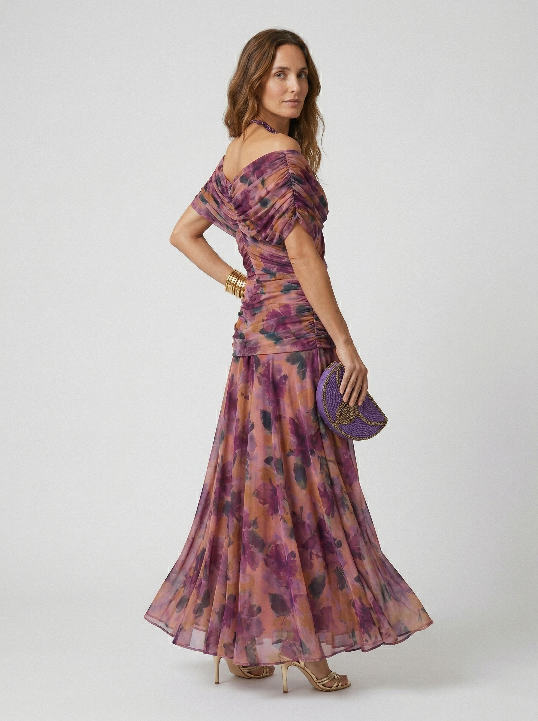 V-Neck Long Dress