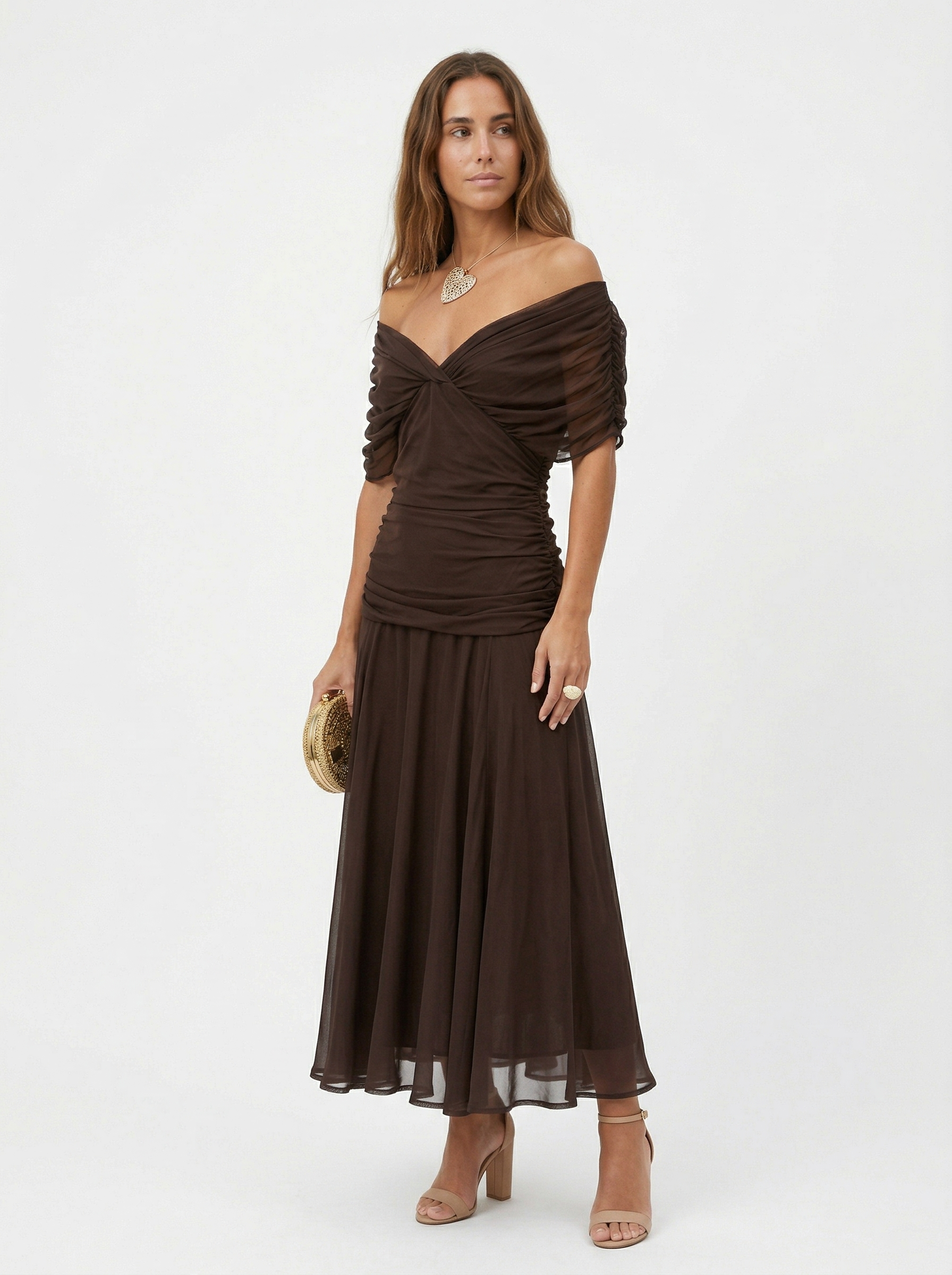 V-Neck Long Dress