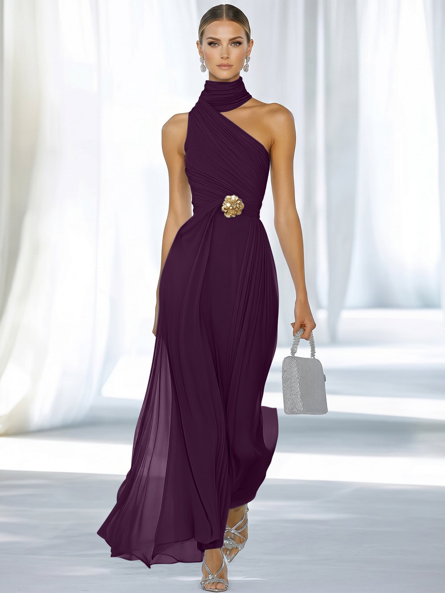 Angela | Chiffon Maxi Dress
