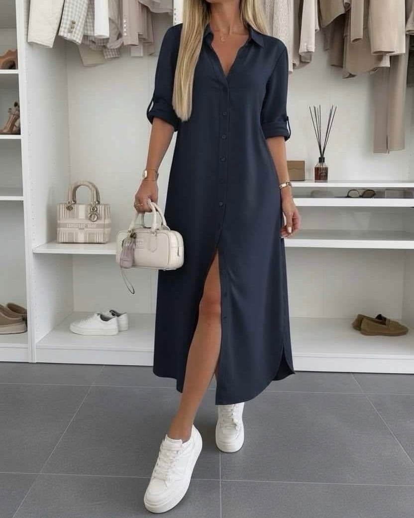 Evelyn | Oversized Shirt Dress