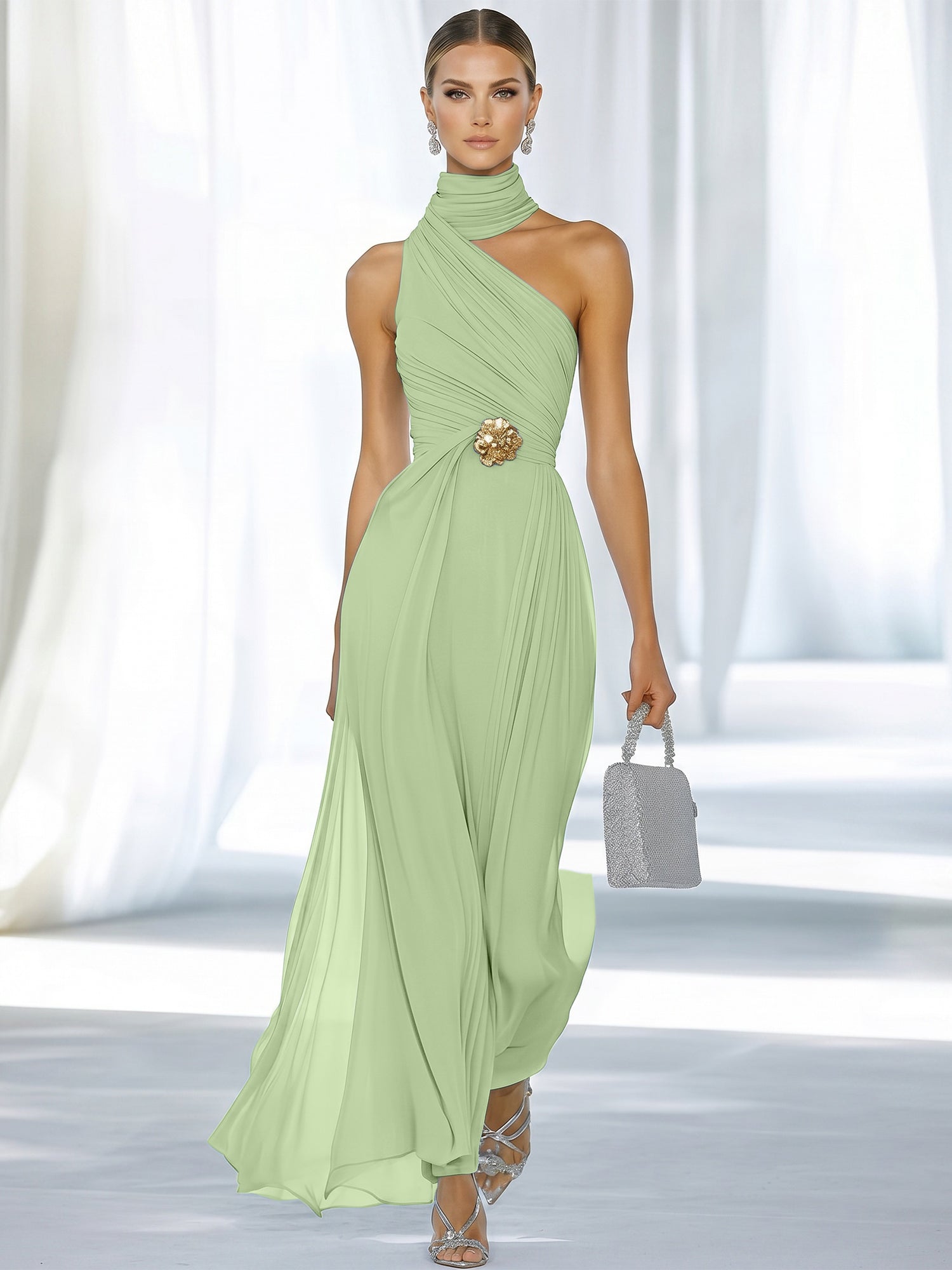 Angela | Chiffon Maxi Dress