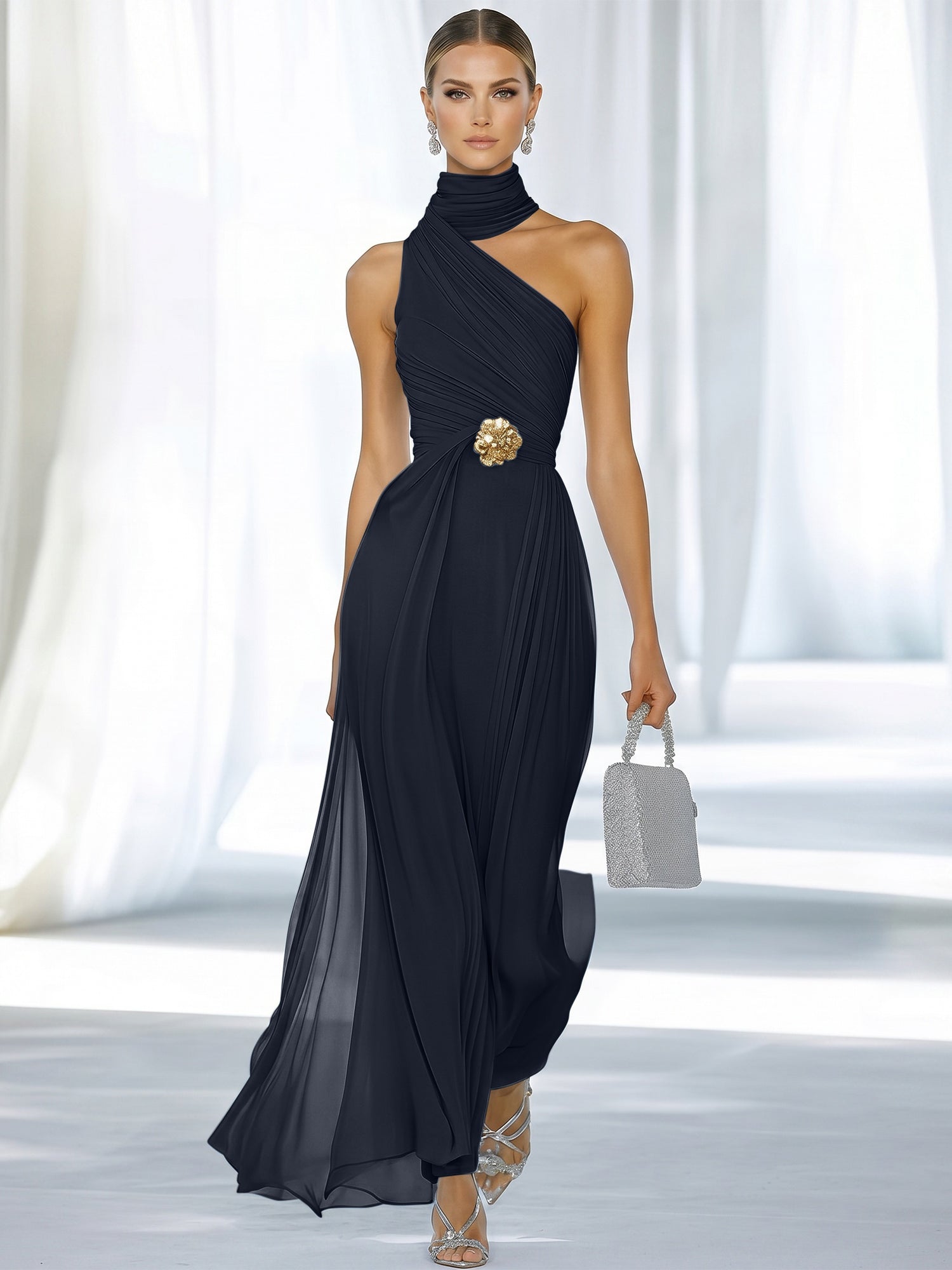 Angela | Chiffon Maxi Dress