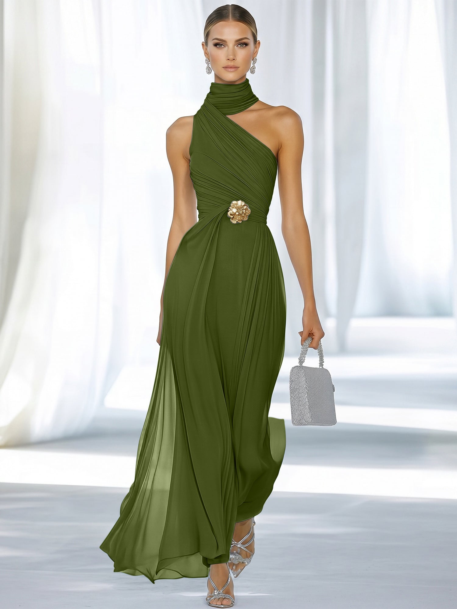 Angela | Chiffon Maxi Dress