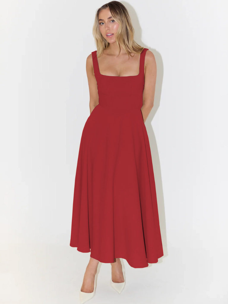Audrey | Square-Neck Dress