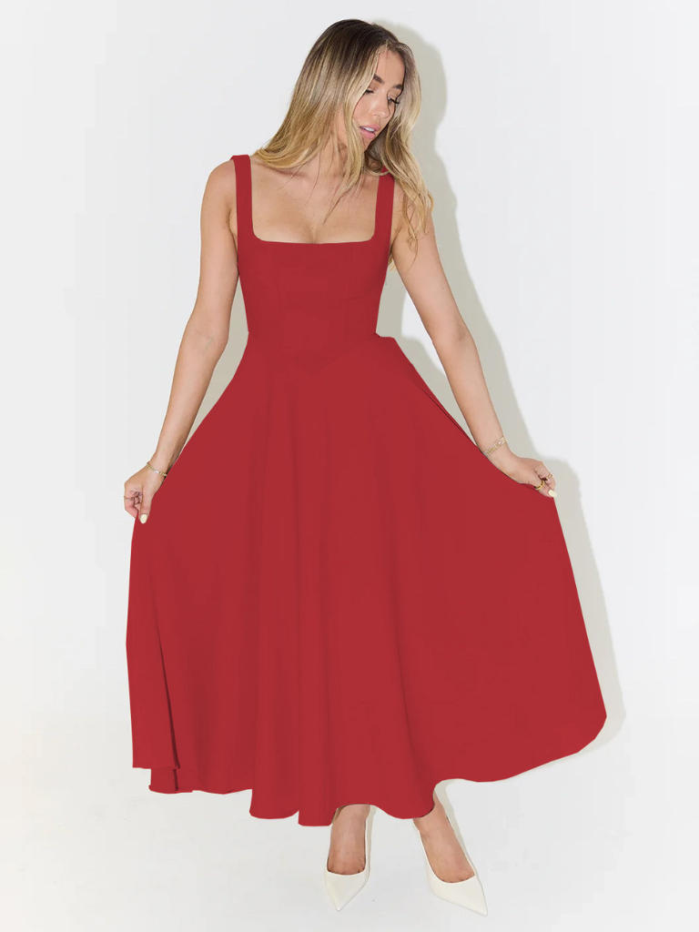 Audrey | Square-Neck Dress