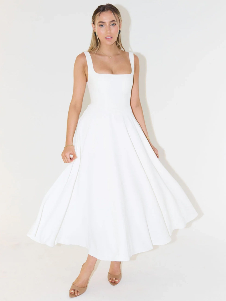 Audrey | Square-Neck Dress