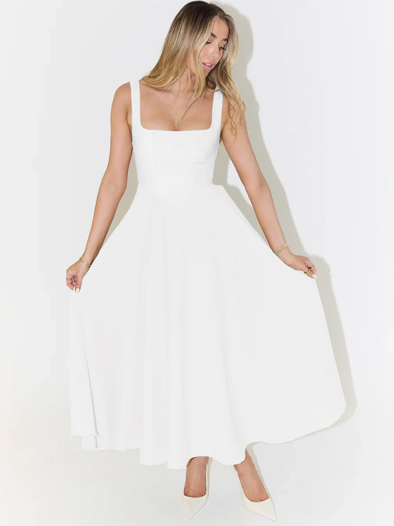 Audrey | Square-Neck Dress